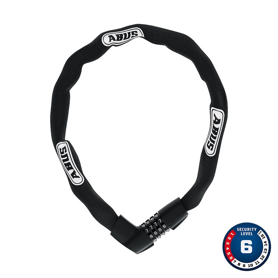 Abus, Tresor 1385, Chain Lock, Combo, 7mm, 85cm, 2.8', Black