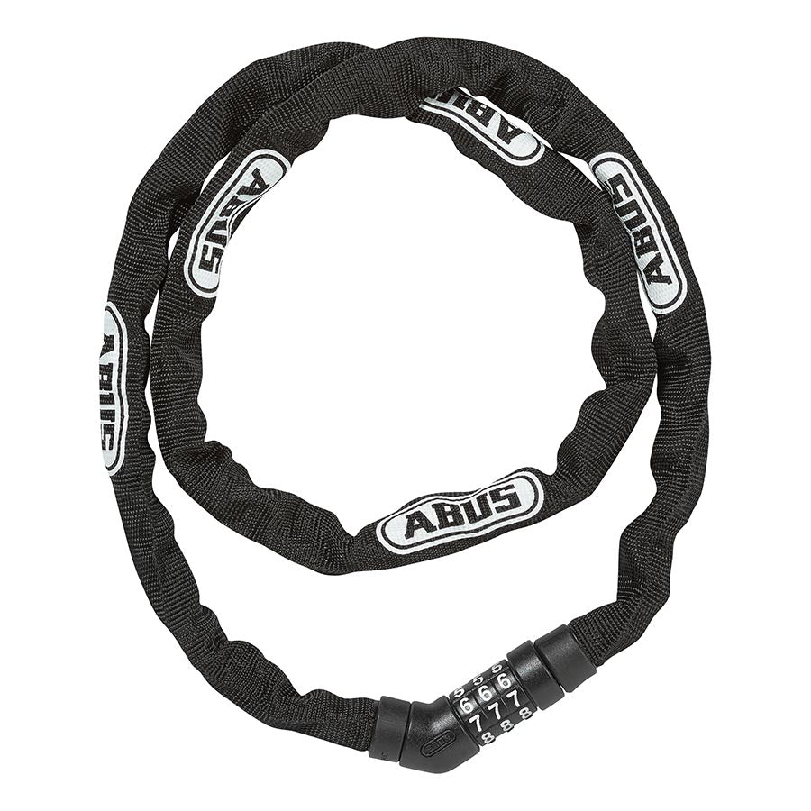 Abus, Steel-O-Chain 4804C, Chain Lock, 75cm, 4mm, Black