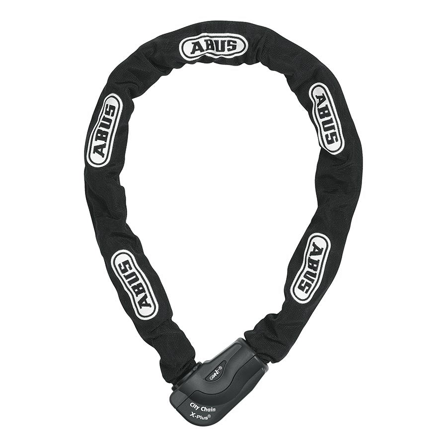 Abus, Granit CityChain XPlus 1060K, Chain Lock, Key, 10mm, 110cm, 3.6', Black