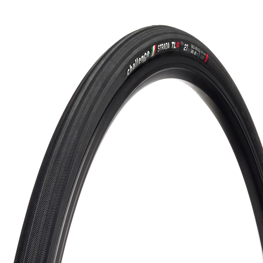 Challenge, Strada Race TLR, Tire, 700x30C, Folding, Tubeless Ready, Vulcanized, Nylon, 120TPI, Black