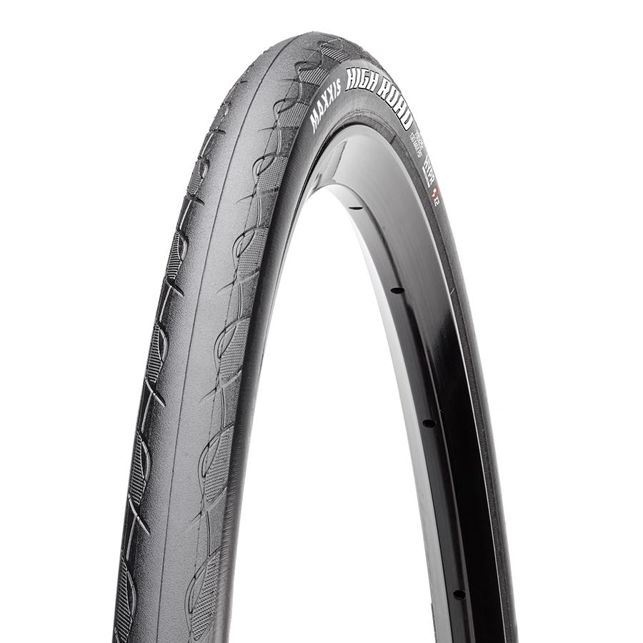 Maxxis, High Road, Tire, 700x25C, Folding, Tubeless Ready, HYPR, K2, 170TPI, Black