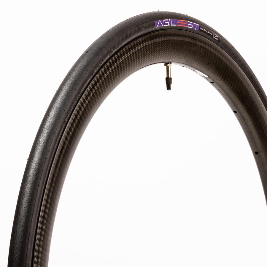 Panaracer, Agilest, Road Tire, 700x25C, Folding, Clincher, ZSG AGILE, Advanced Extra Alpha Cord, Black