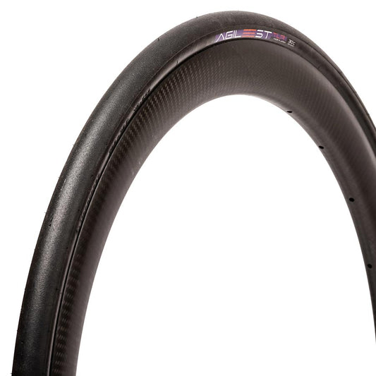 Panaracer, Agilest TLR, Road Tire, 700x25C, Folding, Tubeless Ready, ZSG AGILE, Advanced Extra Alpha Cord, Black