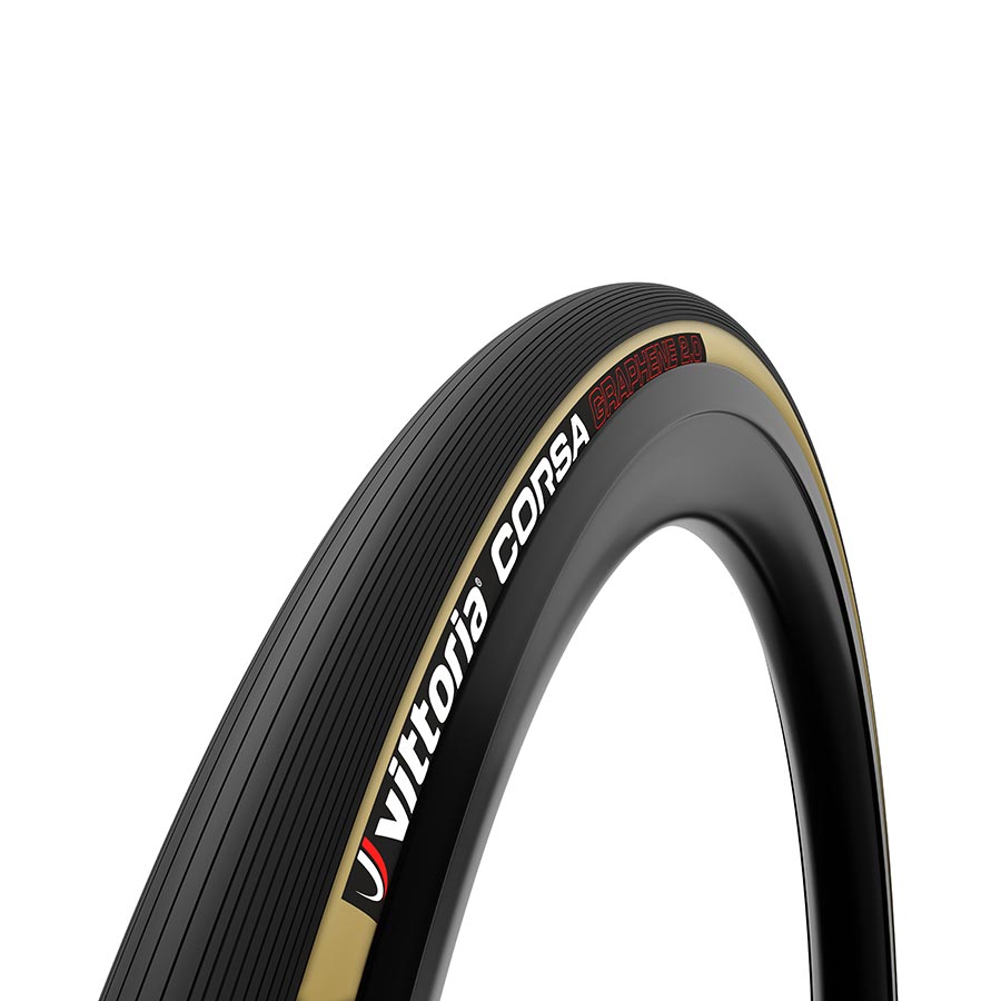 Vittoria, Corsa Pro G2.0, Road Tire, 700x24C, Folding, Tubeless Ready, Tan