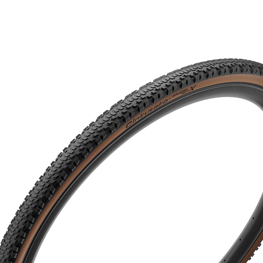 Pirelli, Cinturato Gravel RC X, Gravel Tire, 700x40C, Folding, Tubeless Ready, SpeedGrip, TechWALL, 60TPI, Tanwall