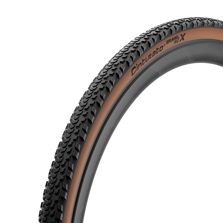 Pirelli, Cinturato Gravel RC X, Gravel Tire, 700x40C, Folding, Tubeless Ready, SpeedGrip, TechWALL, 60TPI, Tanwall