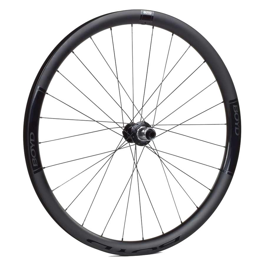 Boyd Cycling, 36mm Road Disc Carbon, Wheel, Rear, 700C / 622, Holes: 28, 12mm TA, 142mm, Disc Center Lock, Shimano Road 11