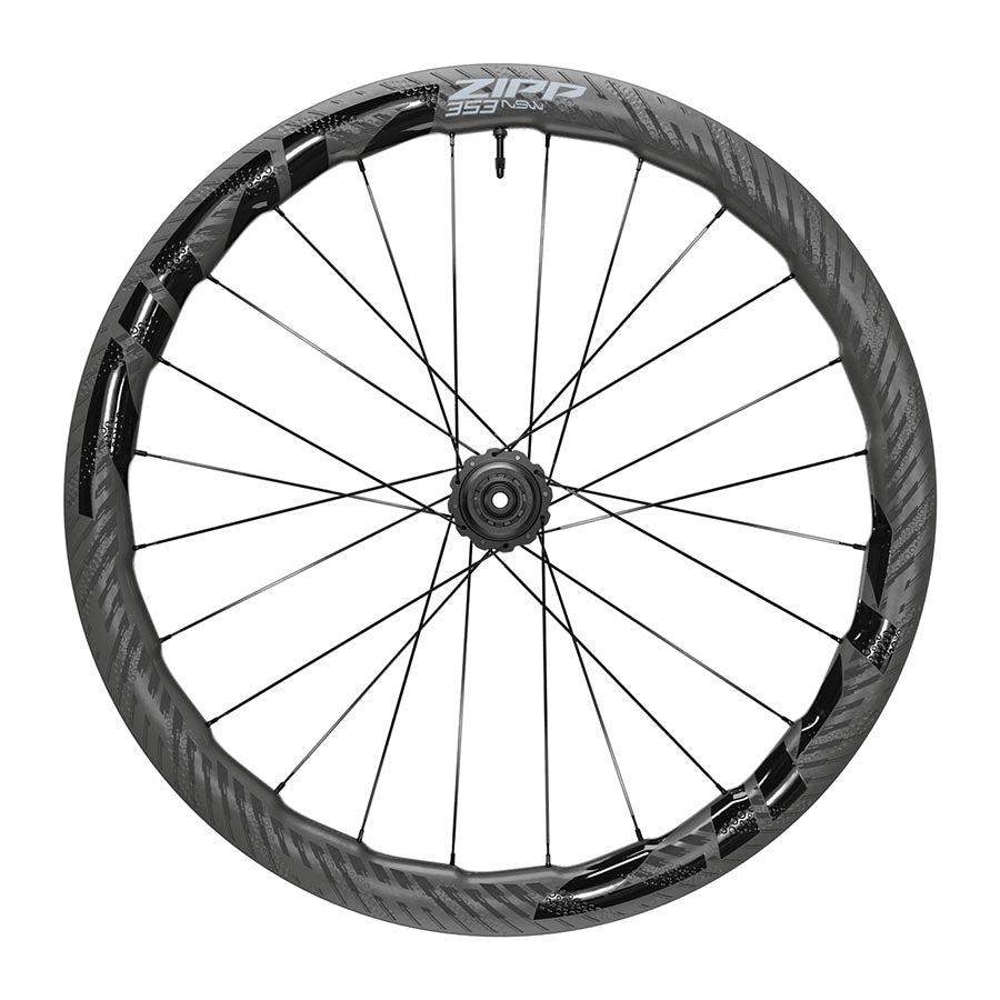 Zipp, 353 NSW Tubeless Disc A1, Wheel, Front, 700C / 622, Holes: 24, 12mm TA, 100mm, Disc Center Lock