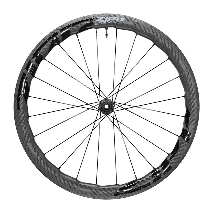 Zipp, 353 NSW Tubeless Disc A1, Wheel, Front, 700C / 622, Holes: 24, 12mm TA, 100mm, Disc Center Lock