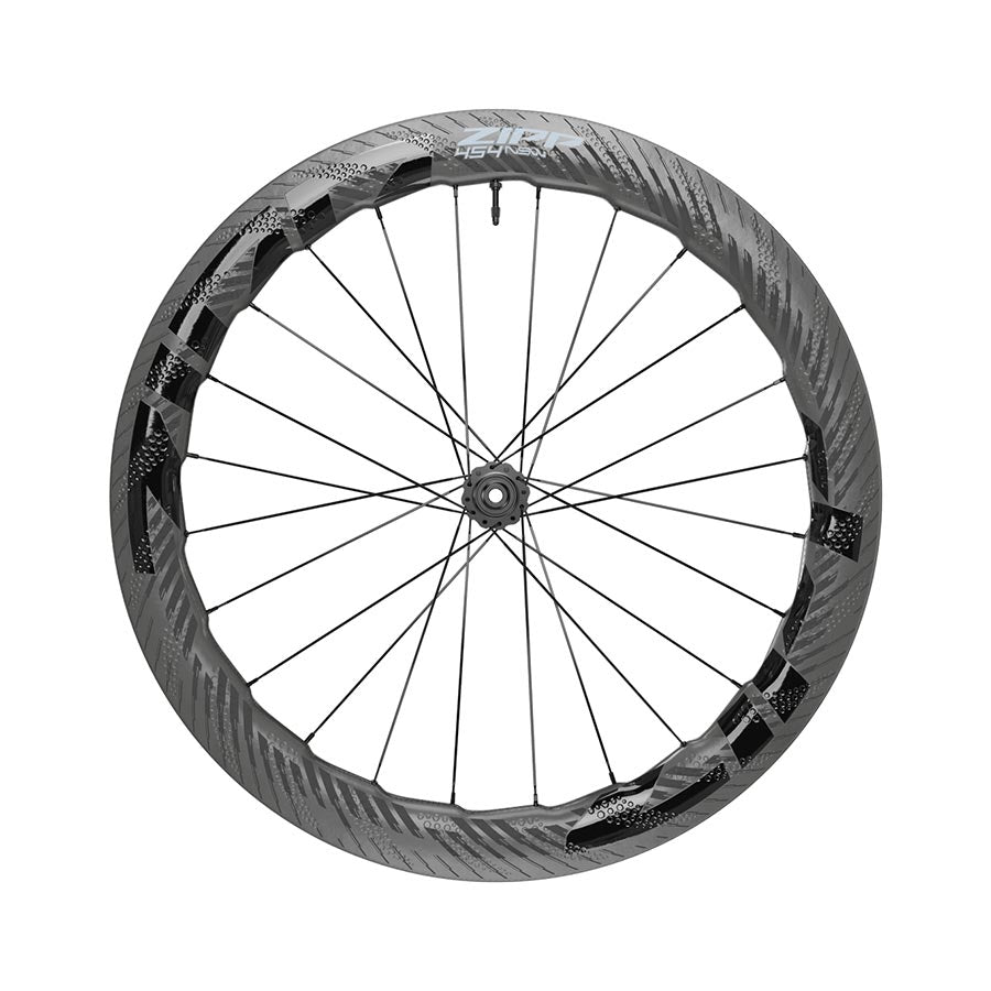 Zipp, 454 NSW Tubeless Disc B1, Wheel, Front, 700C / 622, Holes: 24, 12mm TA, 100mm, Disc Center Lock