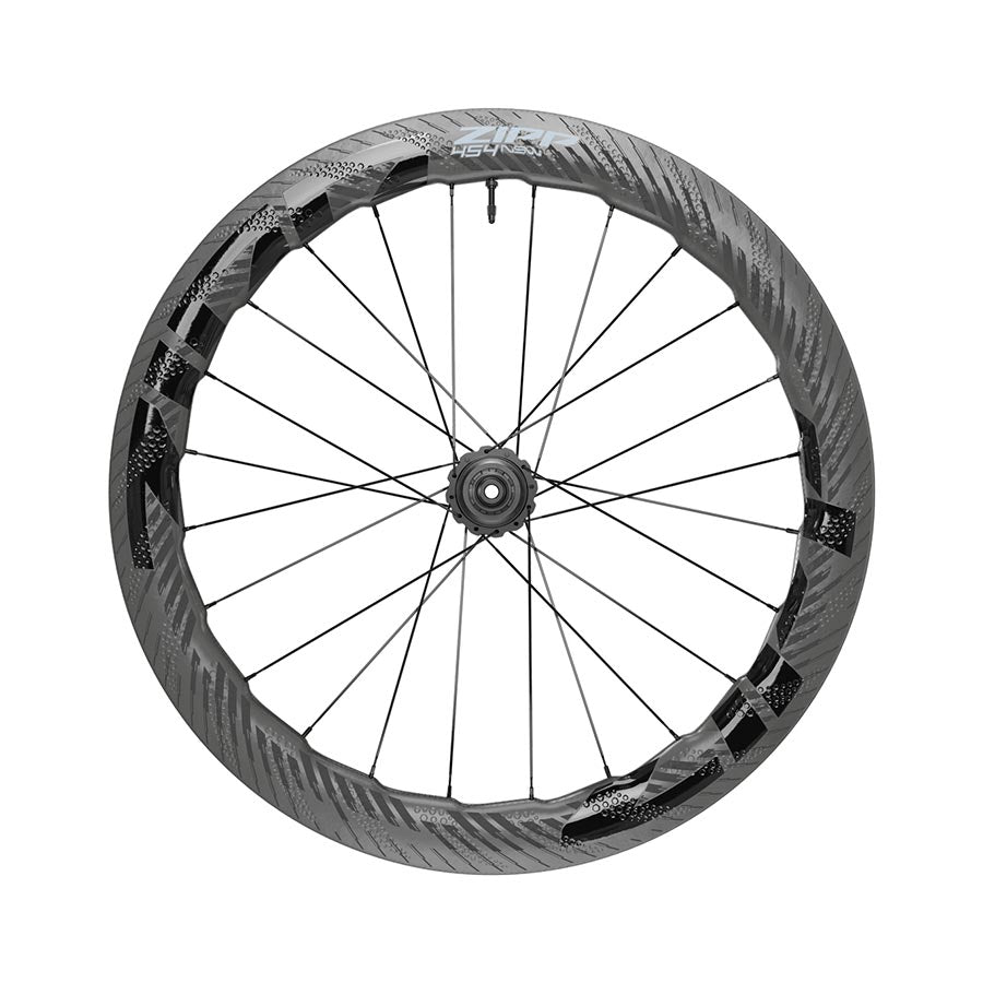 Zipp, 454 NSW Tubeless Disc B1, Wheel, Front, 700C / 622, Holes: 24, 12mm TA, 100mm, Disc Center Lock