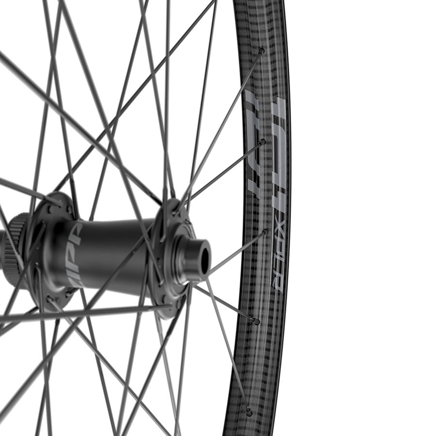 Zipp, 101 XPLR, Wheel, Front, 700C / 622, Holes: 28, 12mm TA, 100mm, Disc Center Lock, Standard Graphic