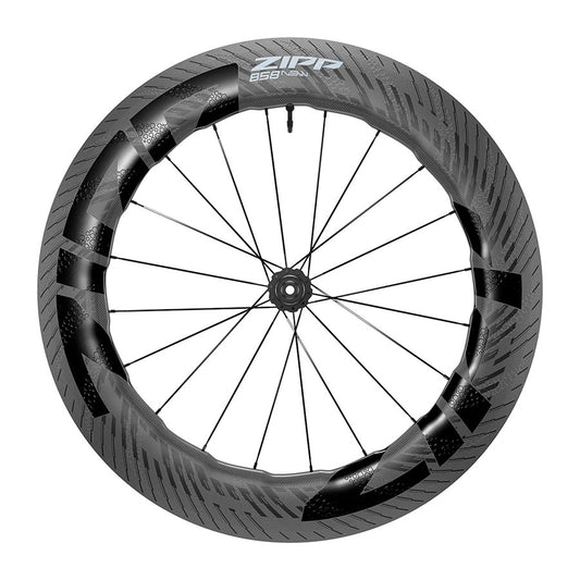 Zipp, 858 NSW Tubeless Disc C1, Wheel, Front, 700C / 622, Holes: 20, 12mm TA, 100mm, Disc Center Lock