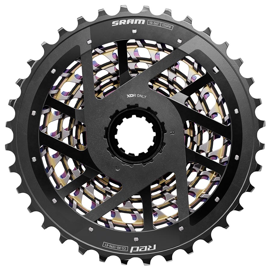 SRAM, XG-1290 E1, Cassette, Silver, Speed: 12, 10-28T, XD-R