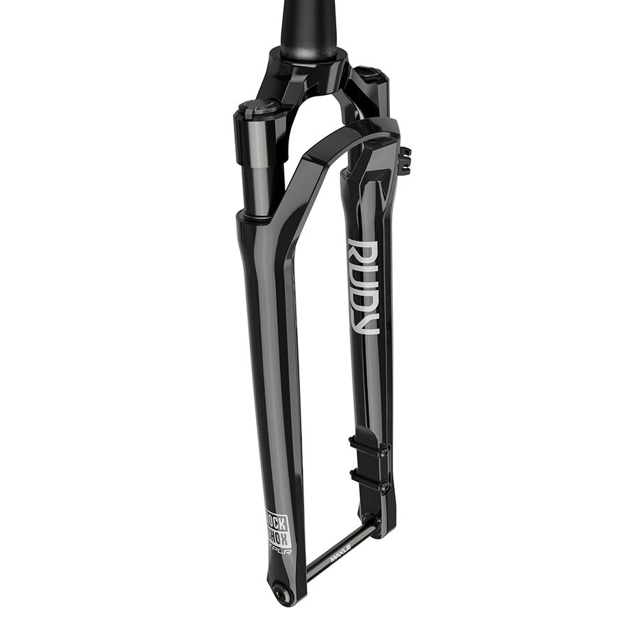 RockShox, Rudy Ultimate, Suspension Fork, 700C, Solo Air, 40mm, 1-1/8''-1.5'', 12x100mm TA, Rake: 45mm, Black