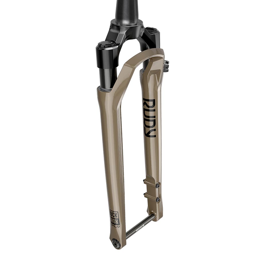 RockShox, Rudy Ultimate, Suspension Fork, 700C, Solo Air, 40mm, 1-1/8''-1.5'', 12x100mm TA, Rake: 45mm, Black