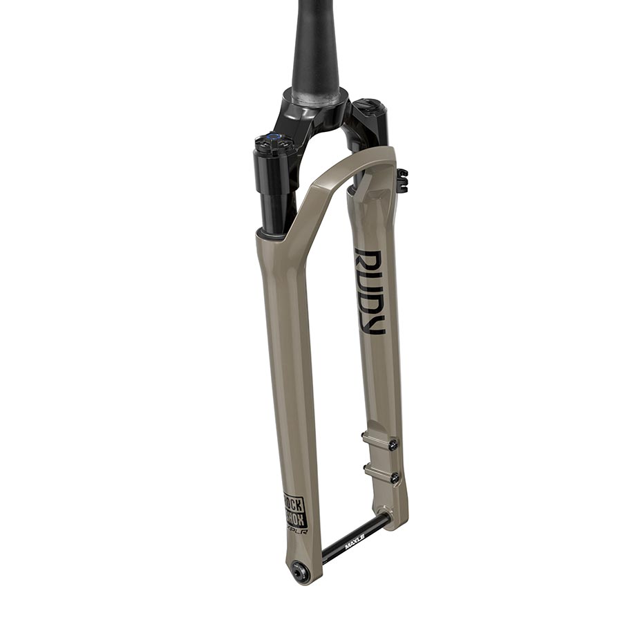 RockShox, Rudy Ultimate XPLR A2, Suspension Fork, 700C, Solo Air, 40mm, 1-1/8''-1.5'', 12x100mm TA, Rake: 45mm, Black