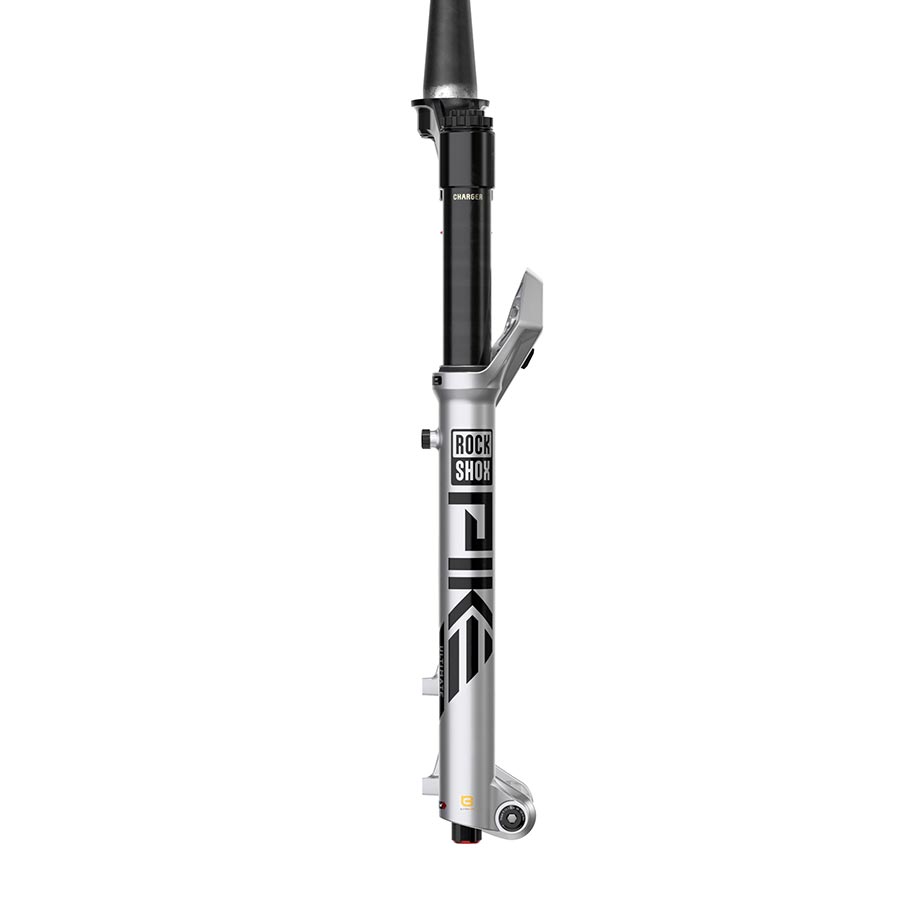 RockShox, Pike Ultimate C2, Suspension Fork, 27.5'', DebonAir+ W/ButterCups, 130mm, 1-1/8''-1.5'', 15x110mm TA, Rake: 44mm, Silver