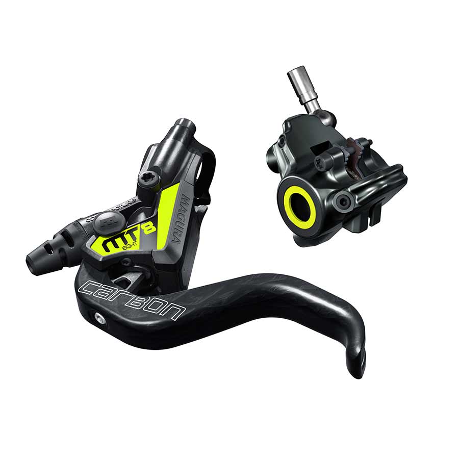 Magura, MT8 SL, MTB Hydraulic Disc Brake, Front or Rear, Post mount, Disc: Not included, 195g, Black