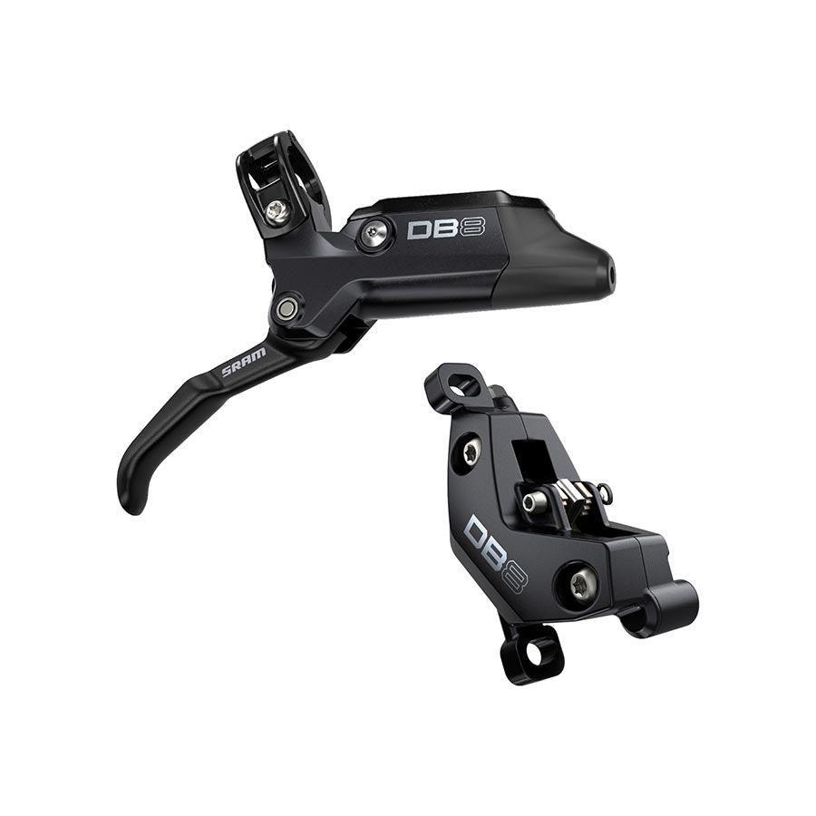 SRAM, DB8, MTB Hydraulic Disc Brake, Front, Post mount, Disc: Not included, Black