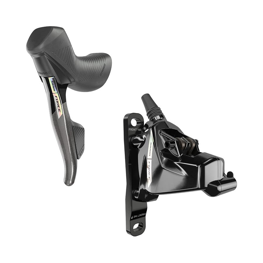 SRAM, Force D2, Road Hydraulic Disc Brake, Right, Flat mount, Black