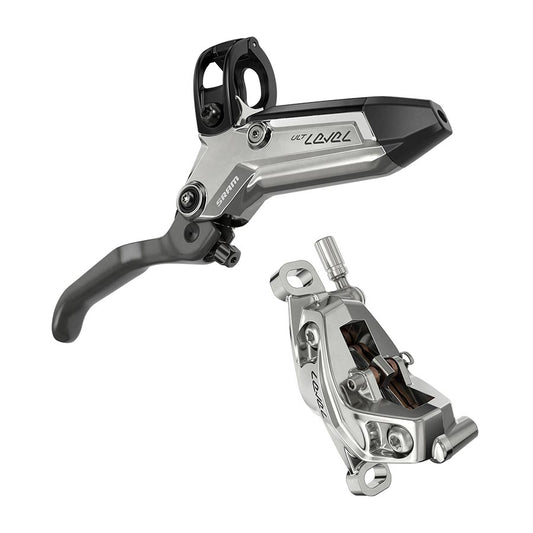 SRAM, Level Ultimate Stealth 4P, MTB Hydraulic Disc Brake, Front, Post mount, Silver