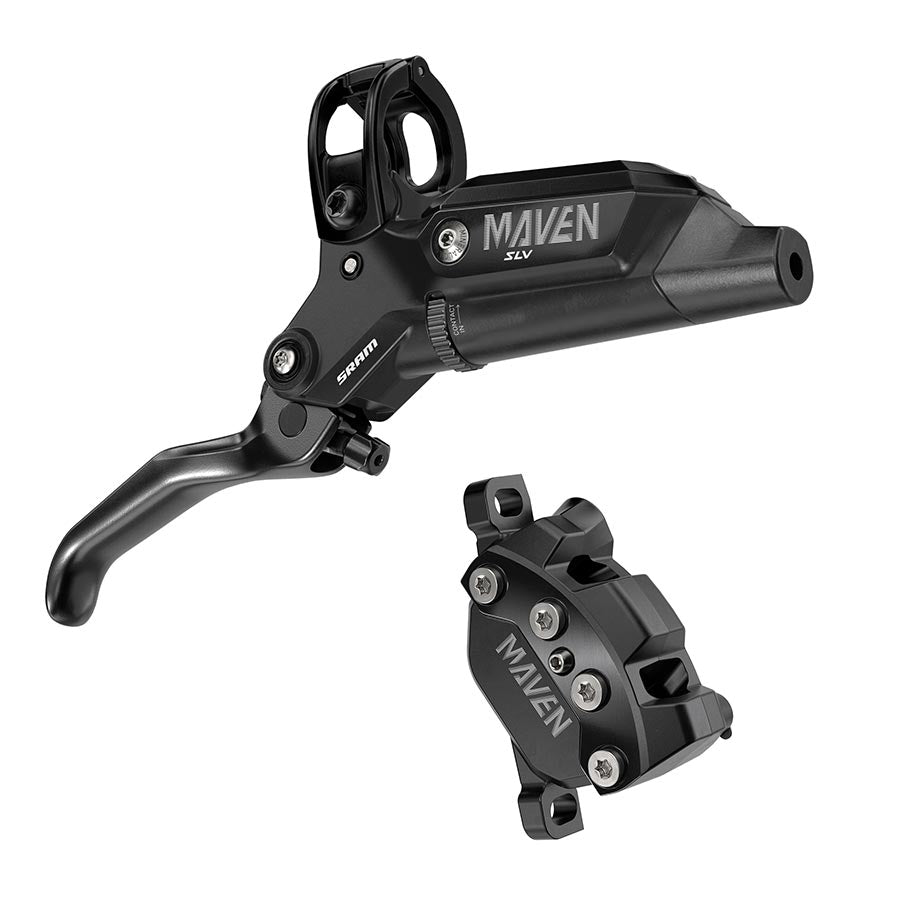 SRAM, Maven Silver, MTB Hydraulic Disc Brake, Front, Post mount, Black