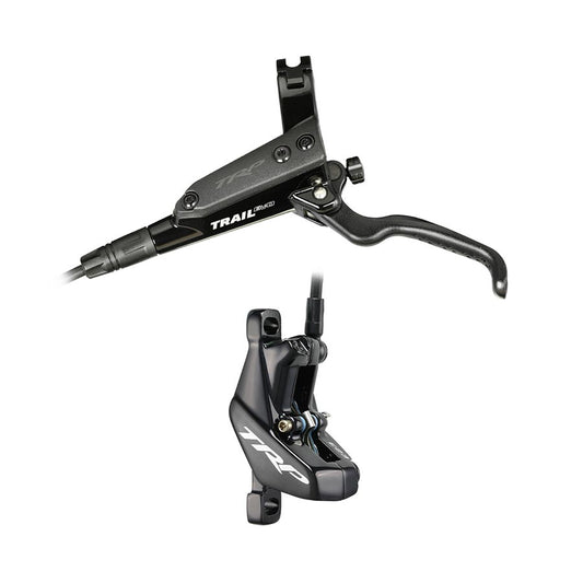 TRP, Trail EVO, MTB Hydraulic Disc Brake, Rear, Post mount, Disc: Not included, 307g, Black