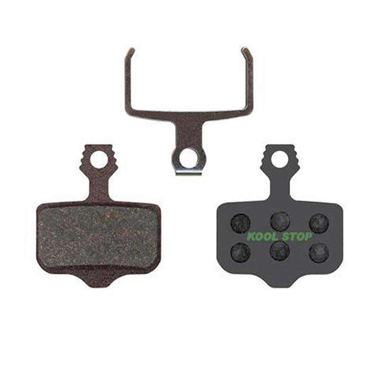 Kool Stop, Electric Bike Compound, Disc Brake Pads, Shape: SRAM Level/2 Piece Road, Organic, Pair