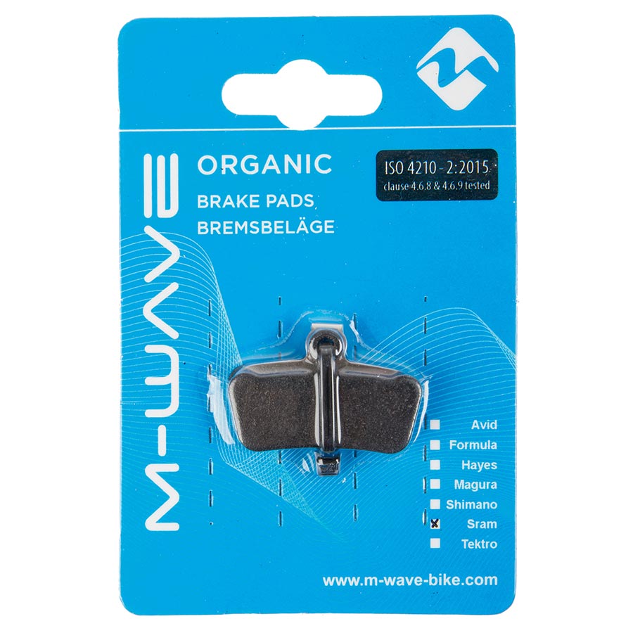 M-Wave, Organic S3, Disc Brake Pads, Shape: SRAM Guide/G2, Organic