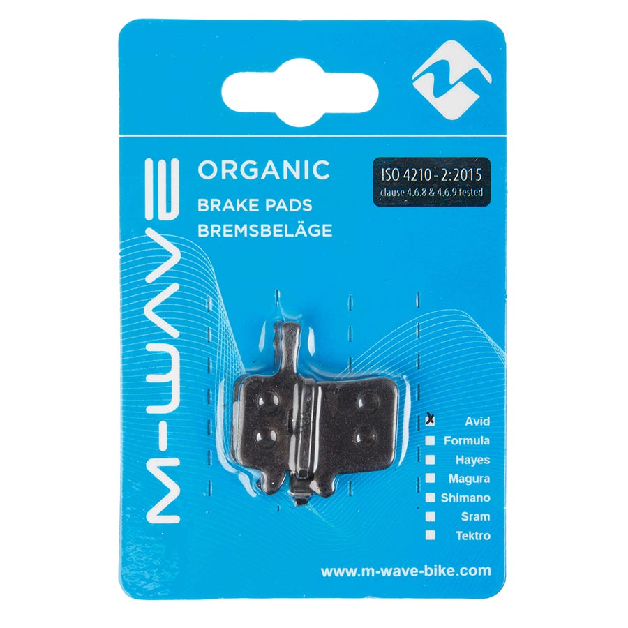 M-Wave, Organic ASP1, Disc Brake Pads, Shape: Avid Juicy/BB7, Organic