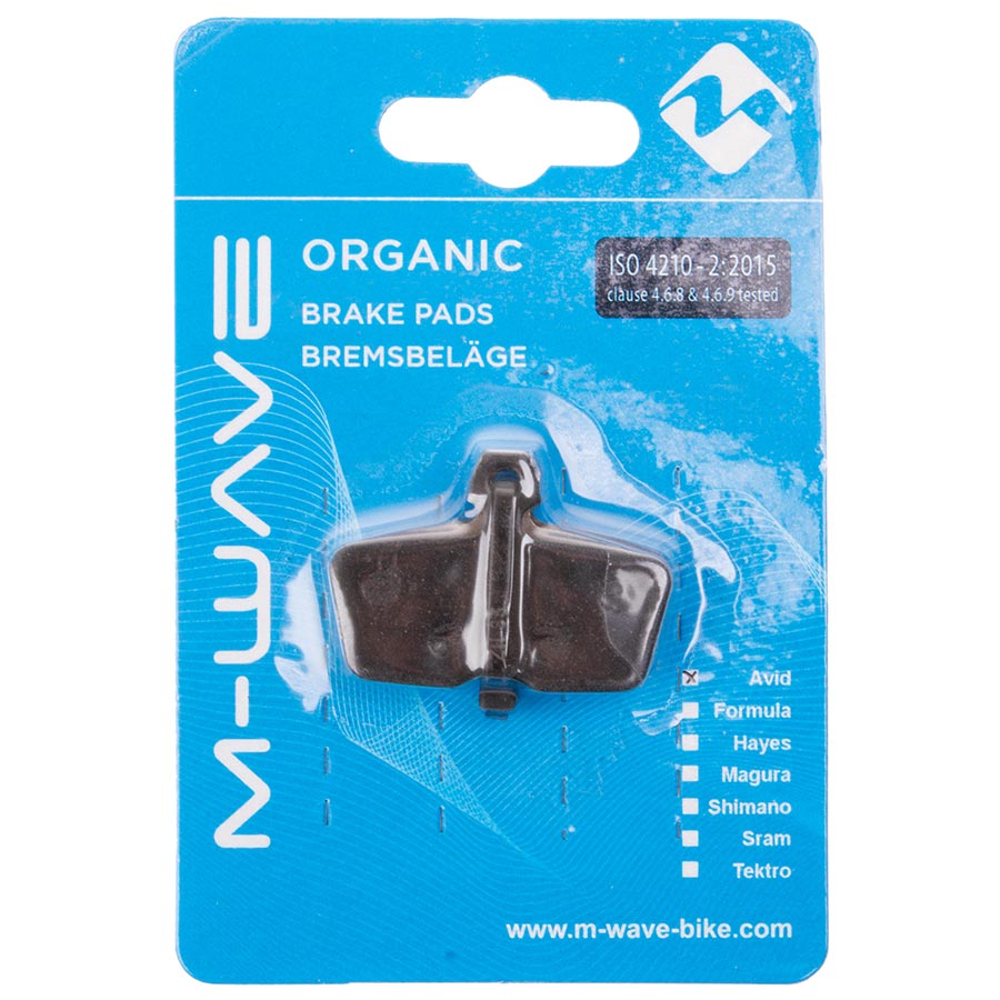 M-Wave, Organic AS2, Disc Brake Pads, Shape: SRAM Code 2011+, Organic