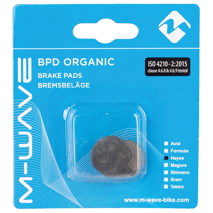 M-Wave, Organic HP1, Disc Brake Pads, Shape: Hayes Sole, Organic