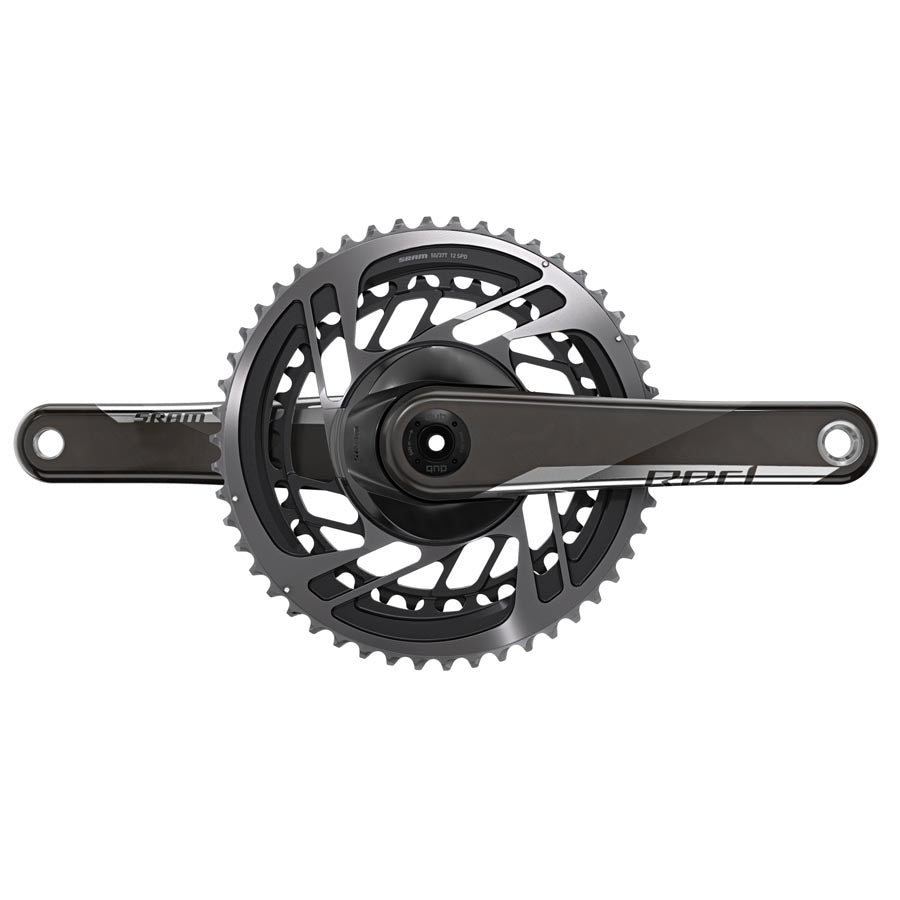 SRAM, Red AXS, Crankset, Speed: 12, Spindle: 28.99mm, BCD: Direct Mount, 50/37, DUB, 172.5mm, Black, Road