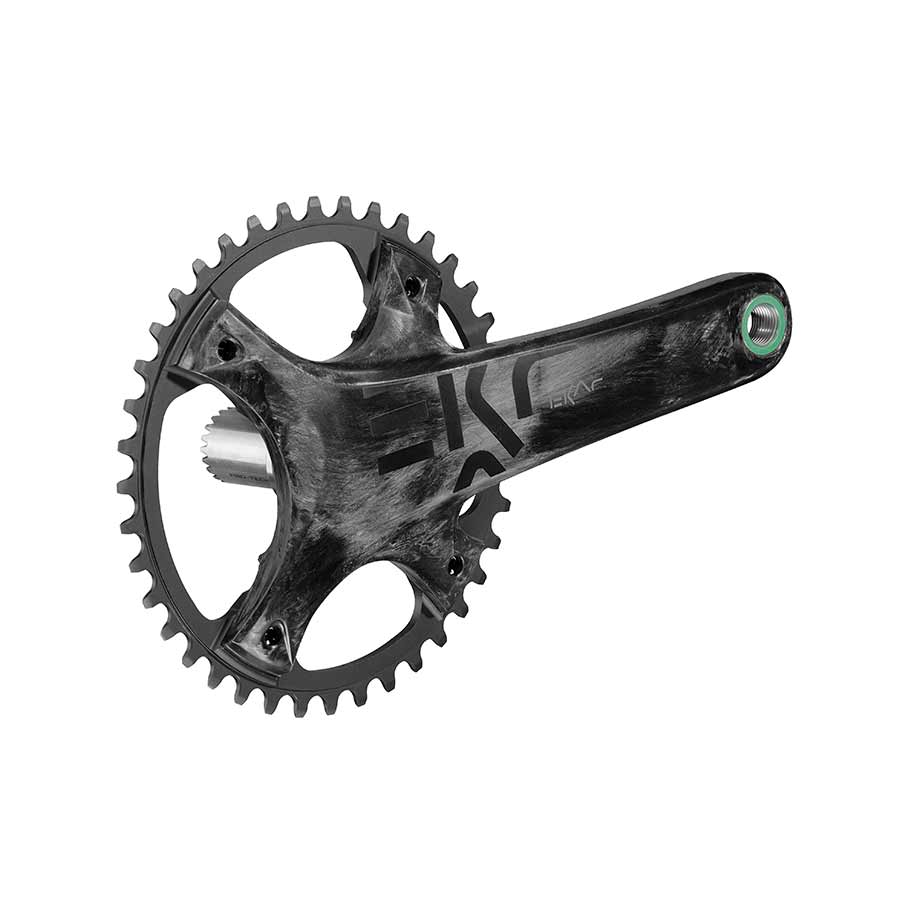 Campagnolo, EKAR, Crankset, 42, 172.5mm, Black, Road Disc