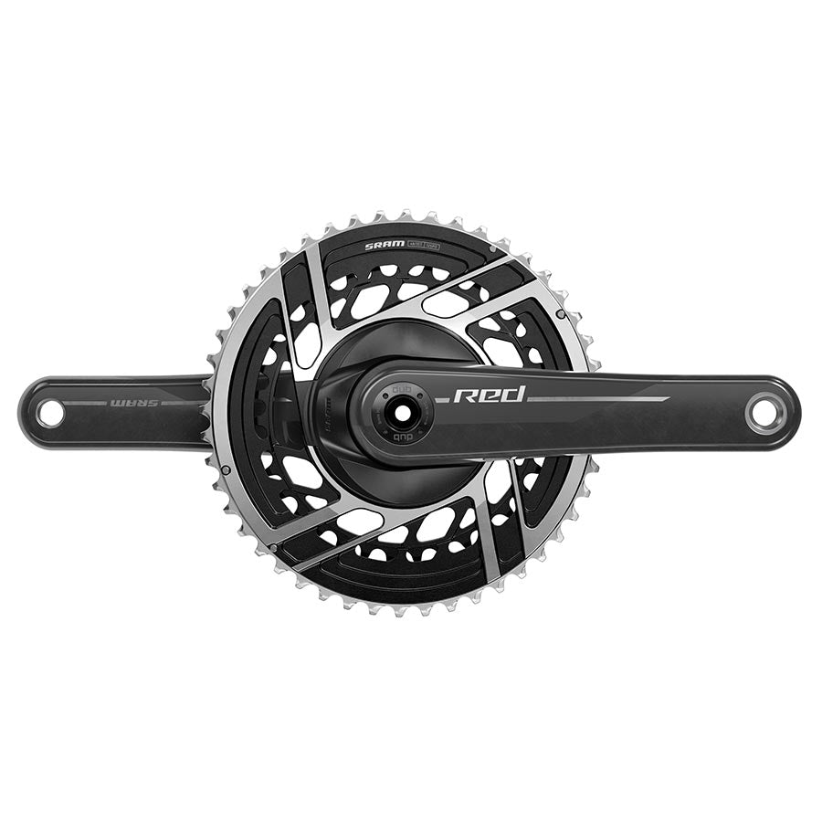 SRAM, Red DUB 2x E1, Crankset, Speed: 12, Spindle: 28.99mm, BCD: Direct Mount SRAM 8 Bolt, 50/37, DUB, 160mm, Black, Road