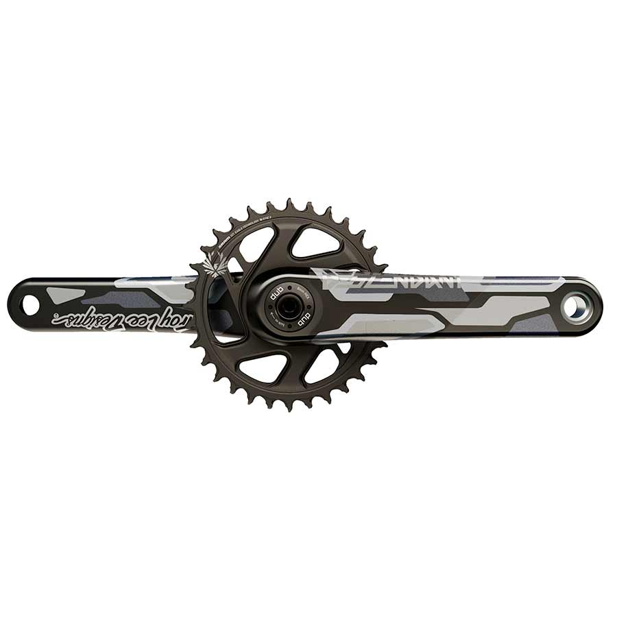 Truvativ, Descendant CoLab DUB, Crankset, Spindle: 28.99mm, 32, DUB, 175mm, Red, Boost