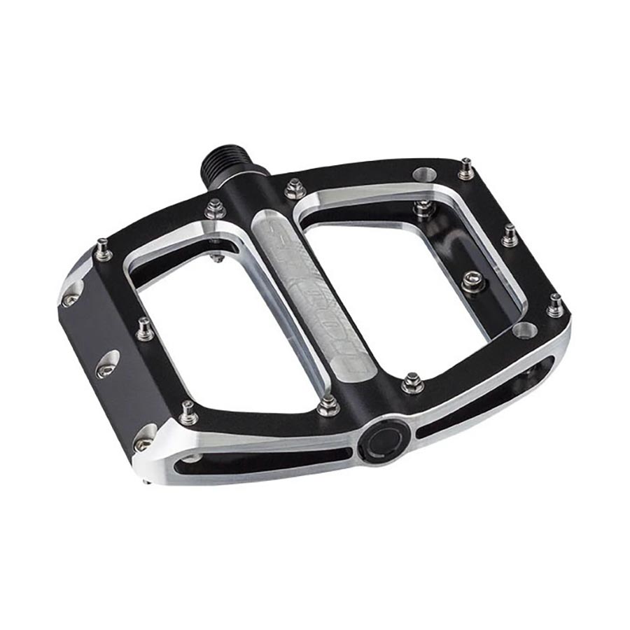 Spank, Spoon 100, Platform Pedals, Body: Aluminum, Spindle: Cr-Mo, 9/16'', Black