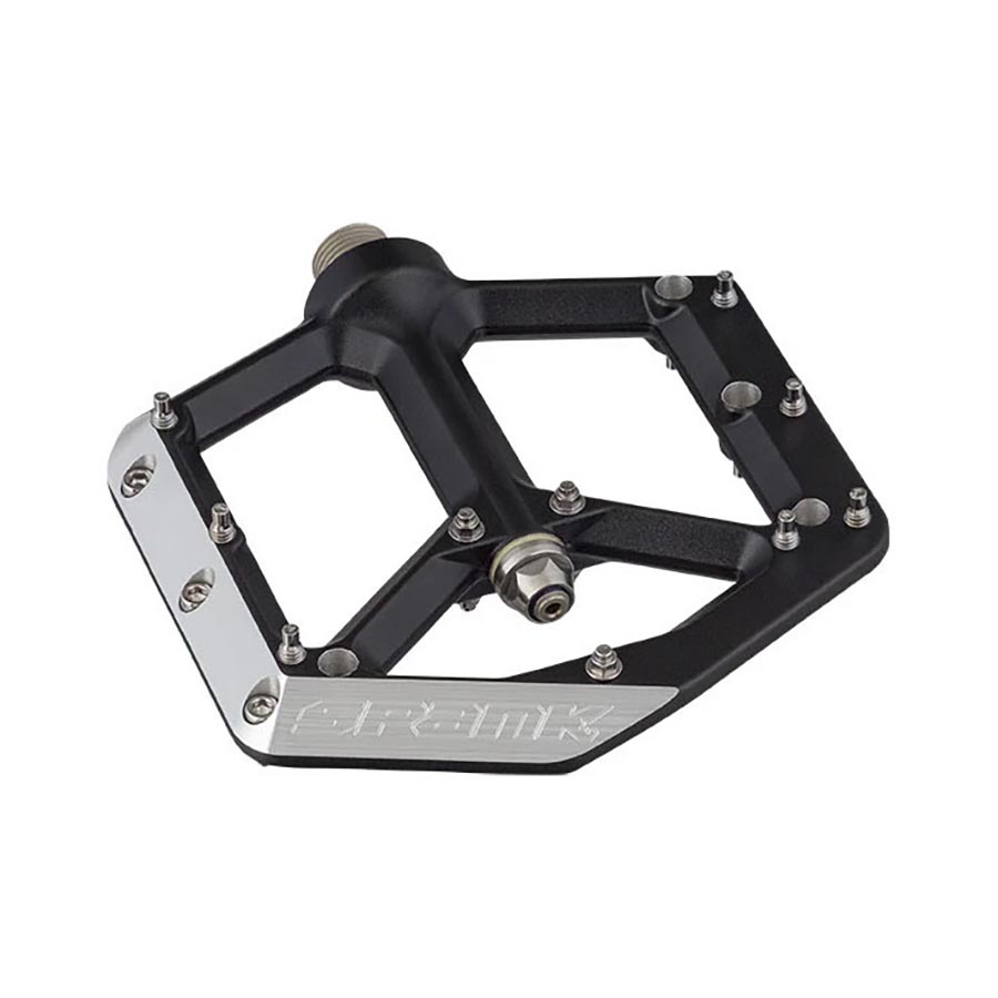 Spank, Spike, Platform Pedals, Body: Aluminum, Spindle: Cr-Mo, 9/16'', Black