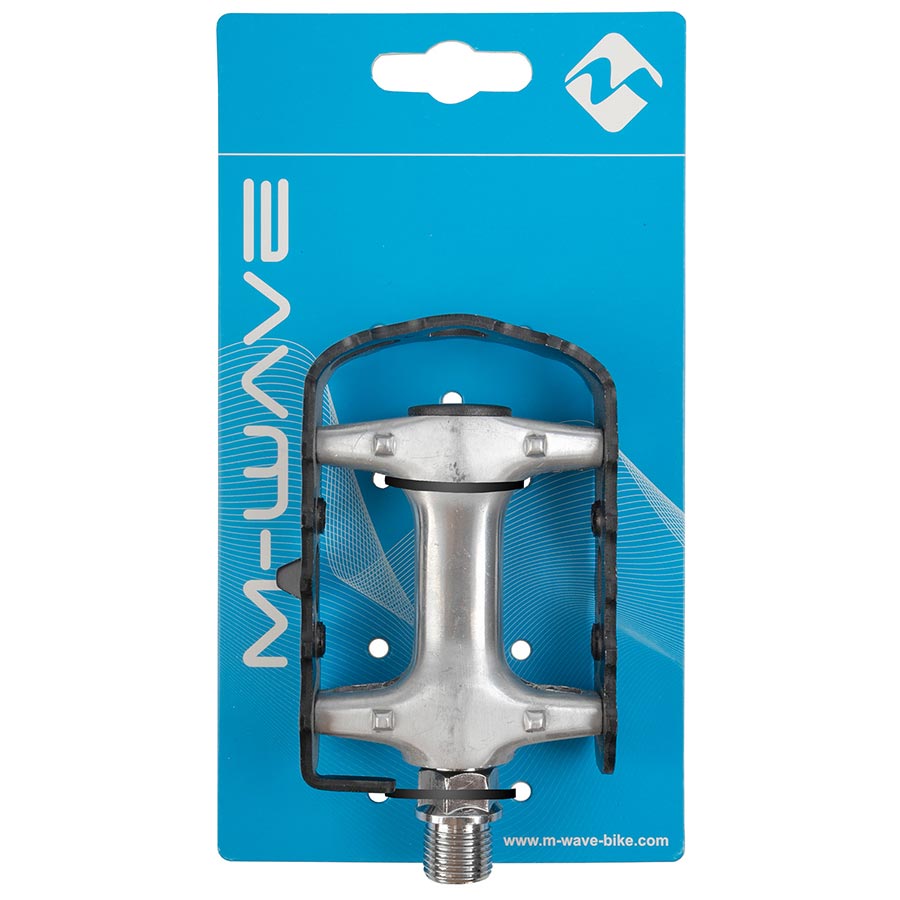 M-Wave, Steady-A4, Pedals, Body: Aluminum, Spindle: Cr-Mo, 9/16'', Black, Pair