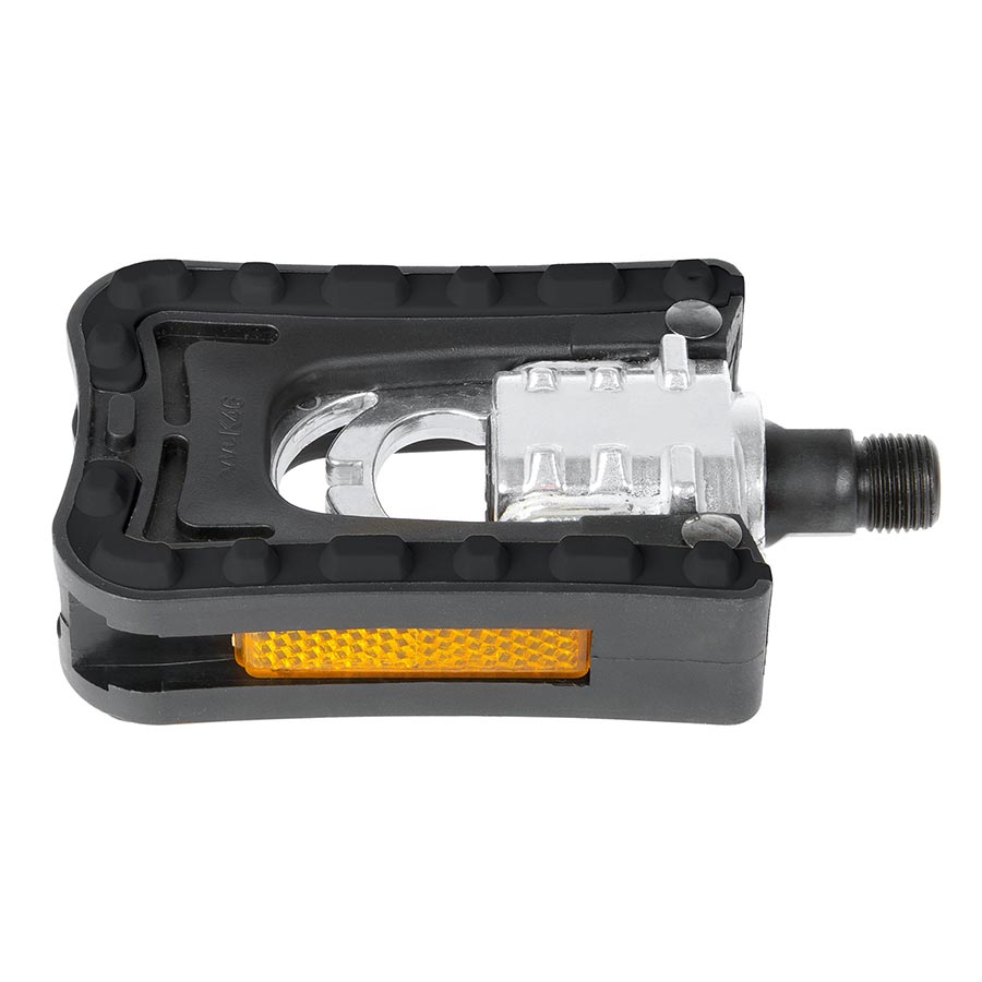 M-Wave, Steady F1, Pedals, Body: Aluminum, Spindle: Cr-Mo, 9/16'', Black, Pair