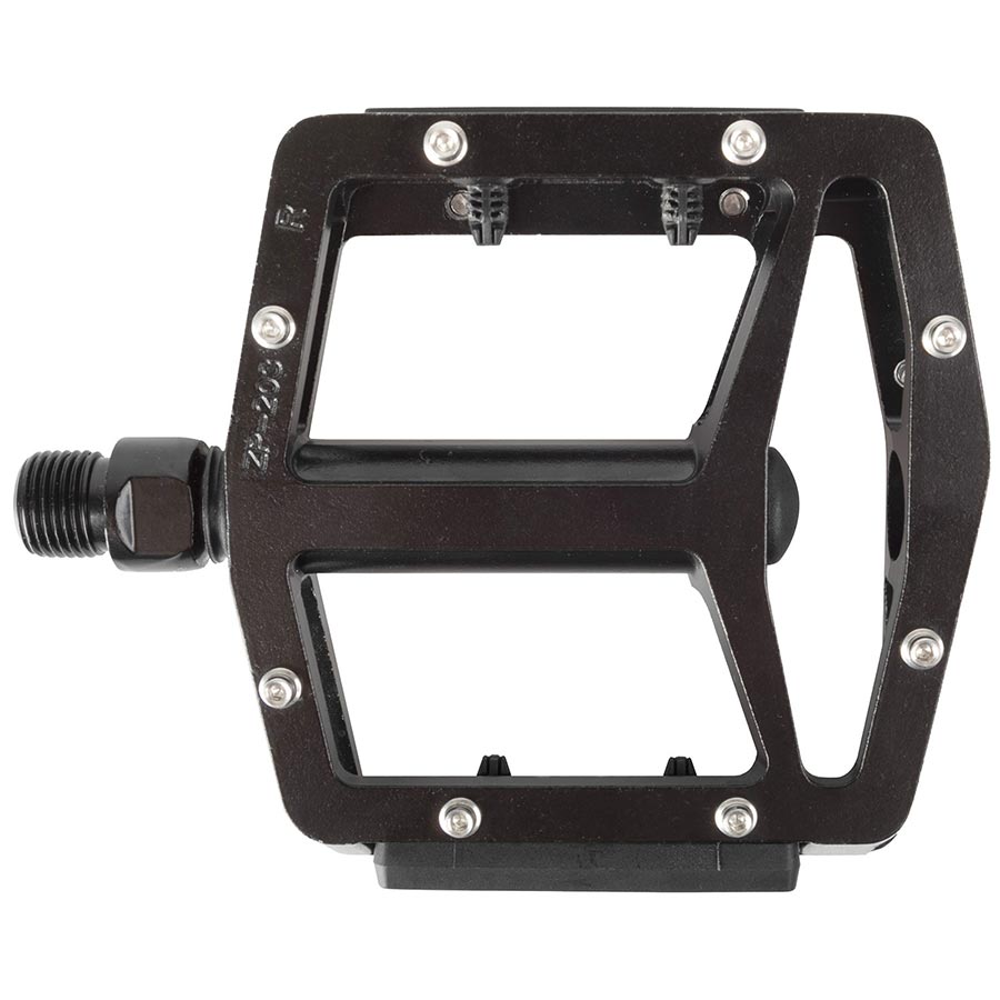 M-Wave, Steady Flat 3, Pedals, Body: Aluminum, Spindle: Boron Steel, 9/16'', Black, Pair