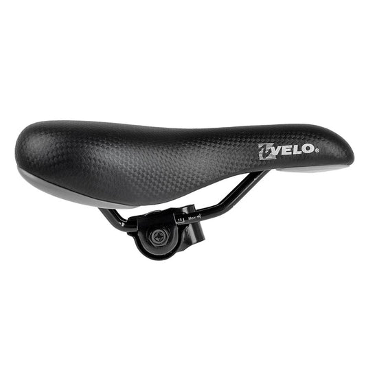 Velo, Junior Comfort, Saddle, 227 x 145mm, Black