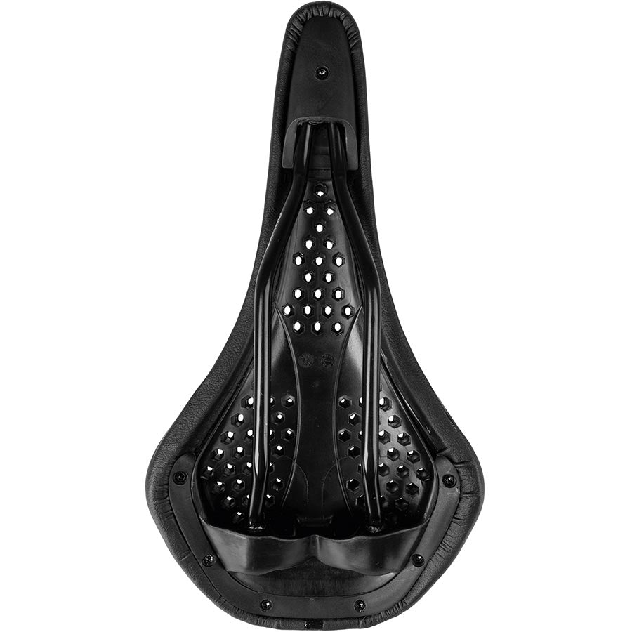 Velo, Airthru Gel Racing, Saddle, 273 x 141mm, 268g, Black