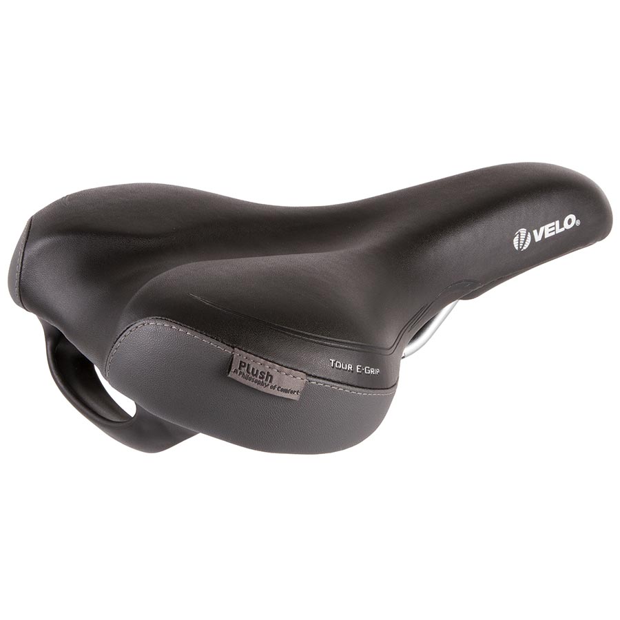 Velo, Tour E-Grip, Saddle, 287 x 190mm, 504g, Black