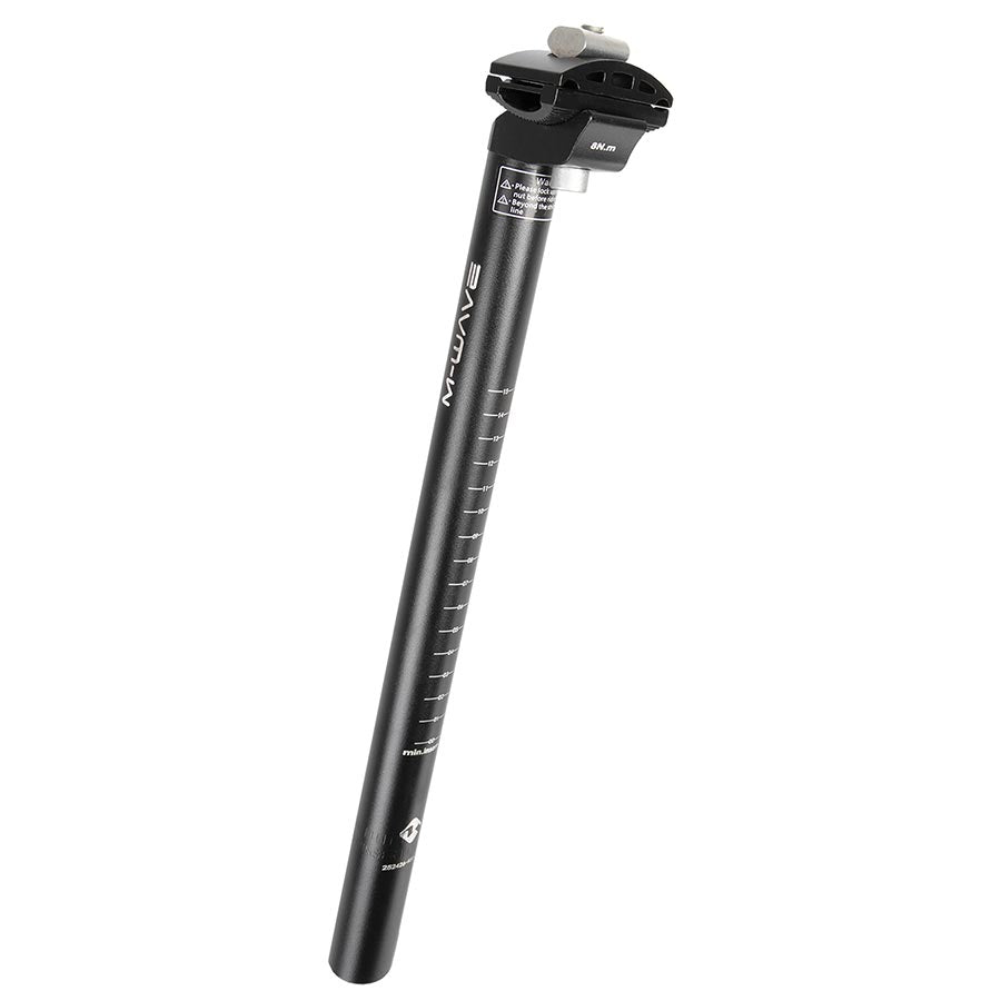 M-Wave, SP-C3, Seatpost, 25.4mm, 350mm, Silver