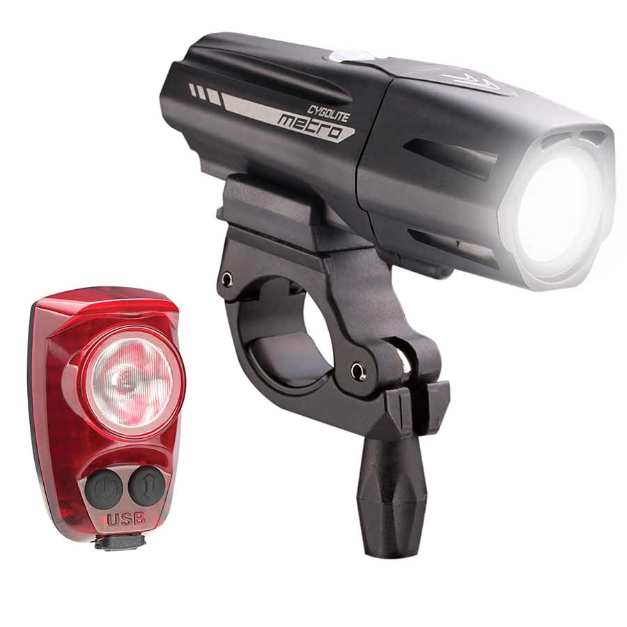 Cygolite, Metro Plus 800 + Hotshot Pro 150 USB Combo, Light, Set, Black