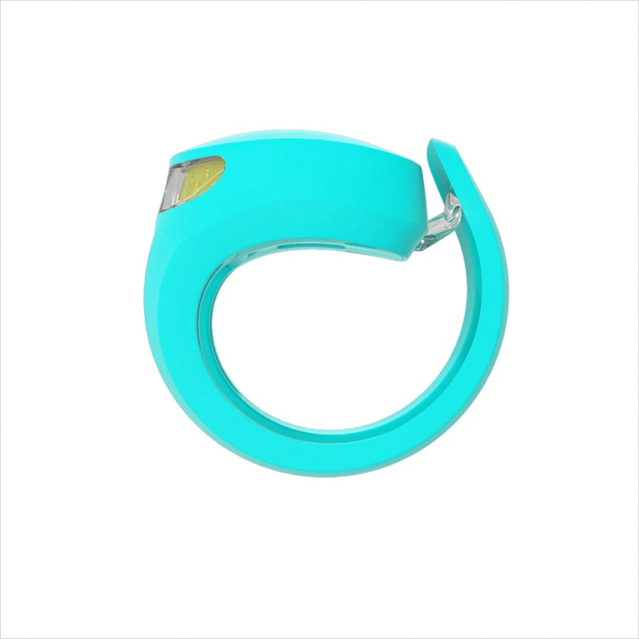 Knog, Frog V3, Light, Front, Turquoise