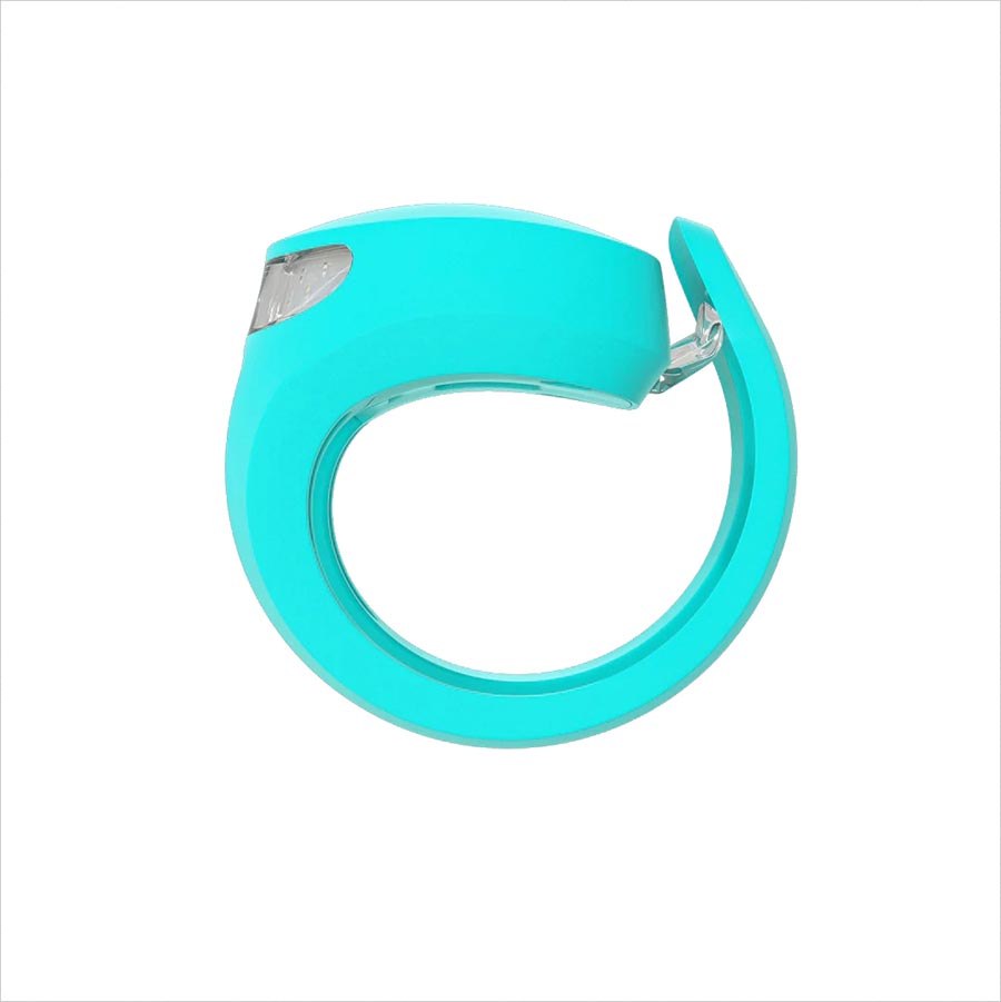 Knog, Frog V3, Light, Front, Turquoise