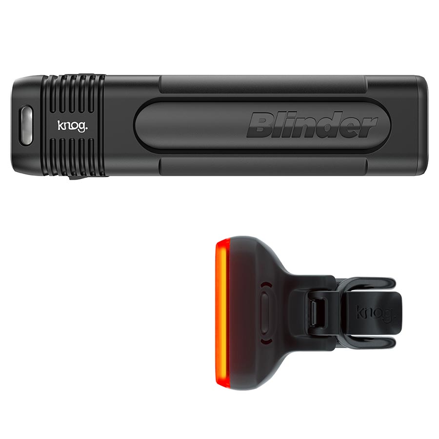 Knog, Blinder 900/ Blinder V, Light, Front and Rear, Black, Set